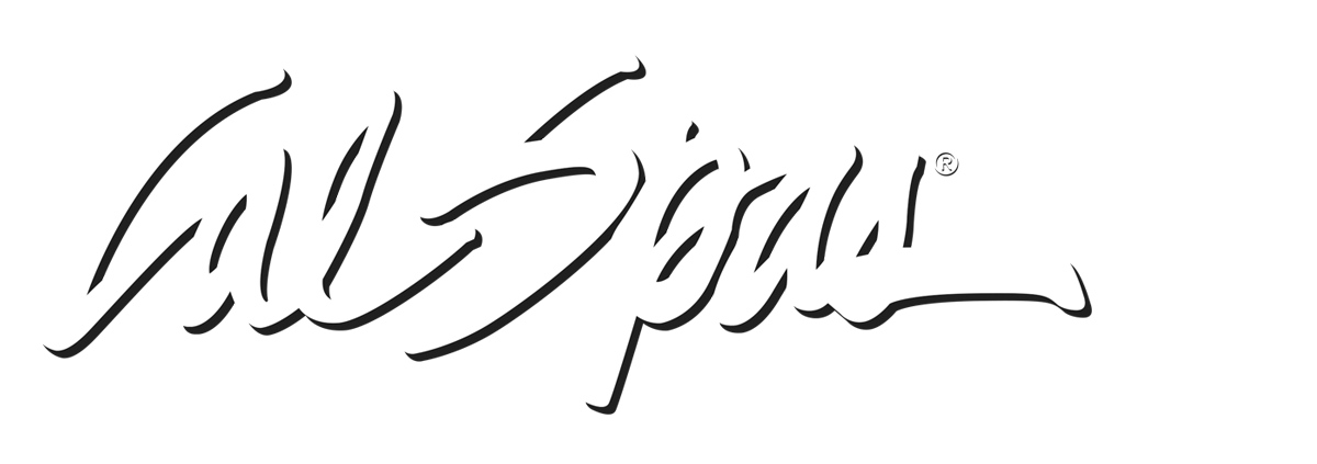 Calspas White logo hot tubs spas for sale Lakeville